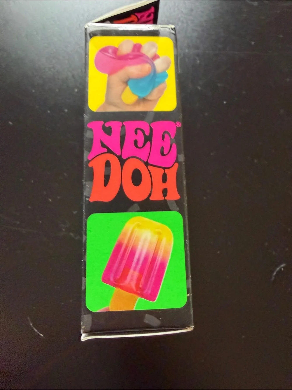 New Nee Doh Nice-Sicle Popsicle Rainbow Purple Pink Schylling Needoh Squishy Toy